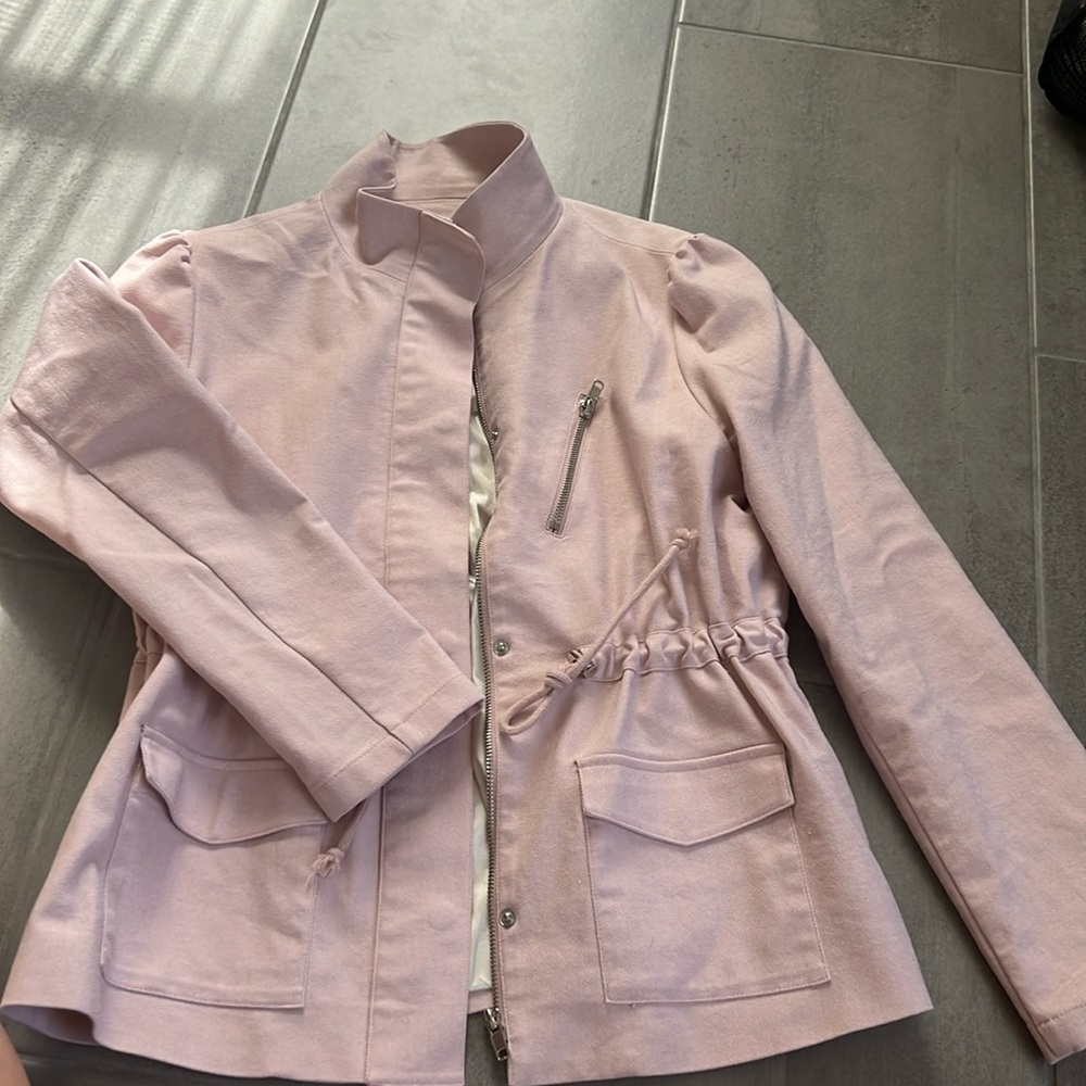 Blush Pink Utility Style Jacket